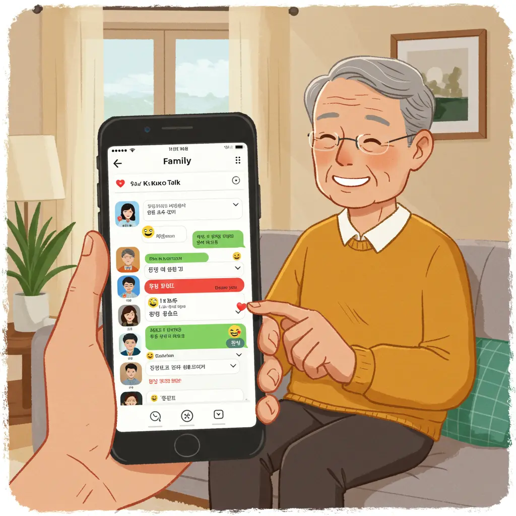 어르신 카카오톡 사용법 총정리 글자 키우기·사진 보내기·영상통화 쉽게 배우기