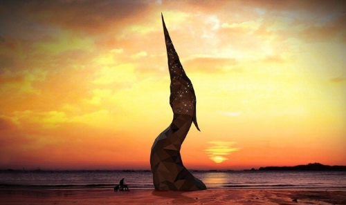 당진 왜목마을 일몰 사진