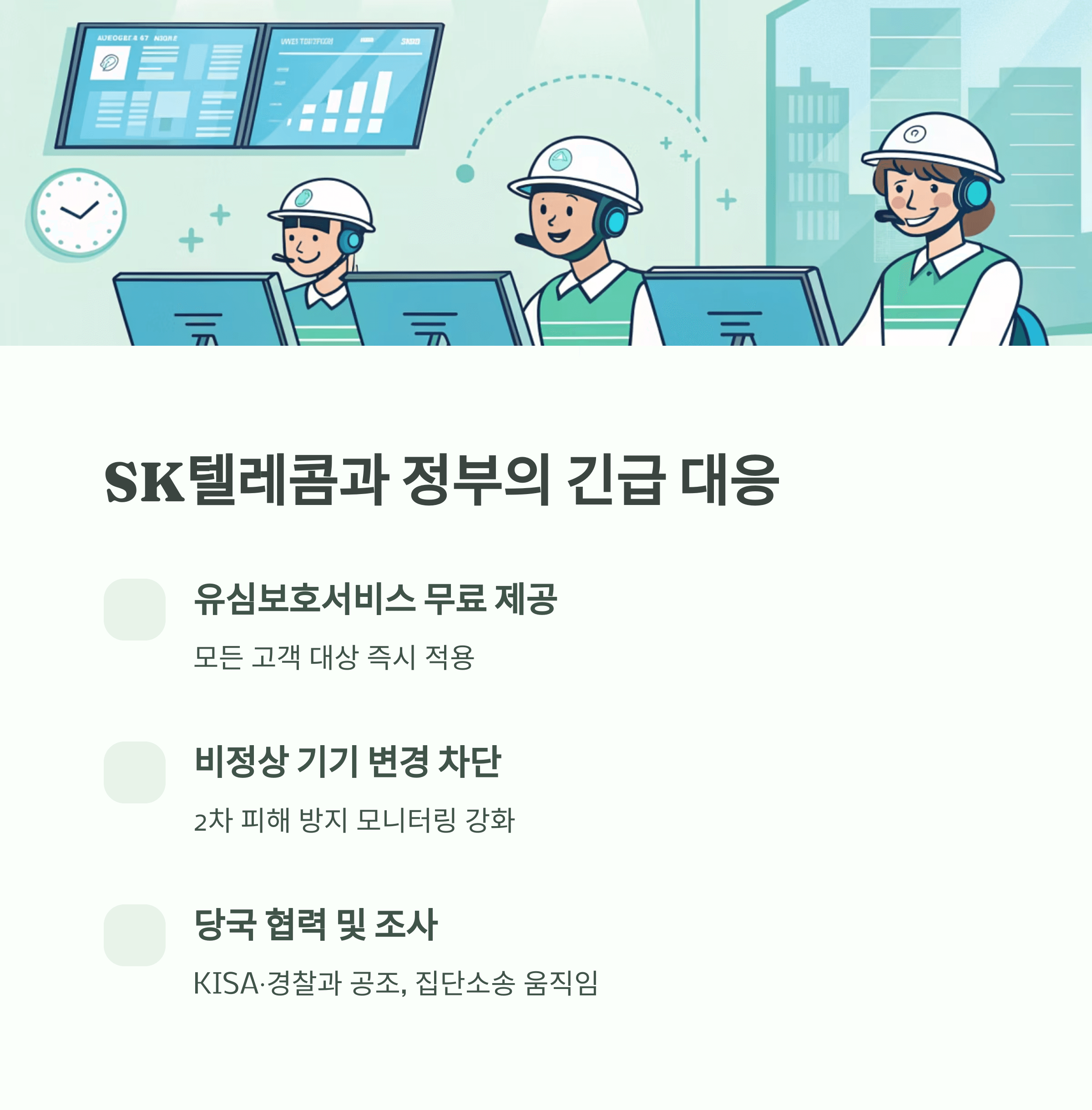 2025년 sk 유심 해킹 사건: 대응 방안