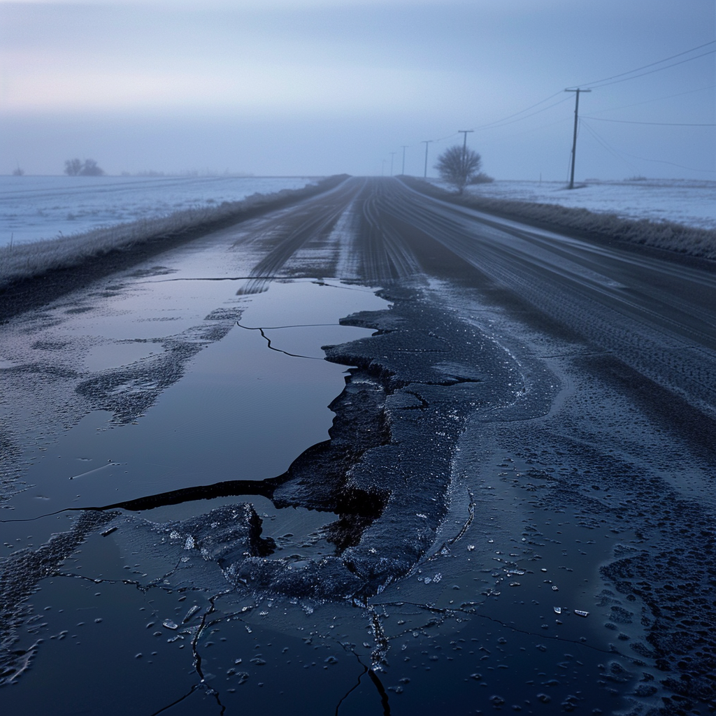 블랙아이스 주의