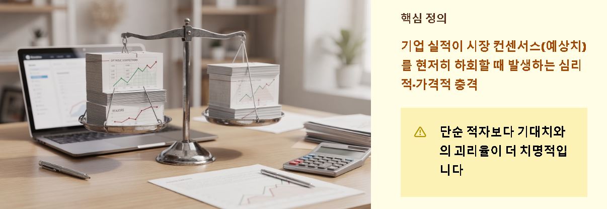 어닝쇼크 뜻