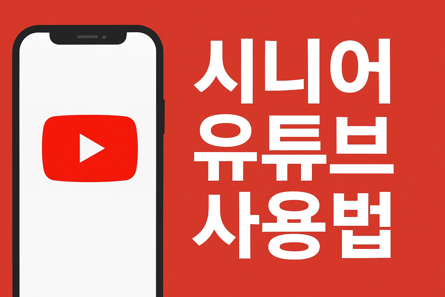 시니어를 위한 쉬운 유튜브 사용법 유튜브 검색·구독·자막 기능 쉽게 배우기