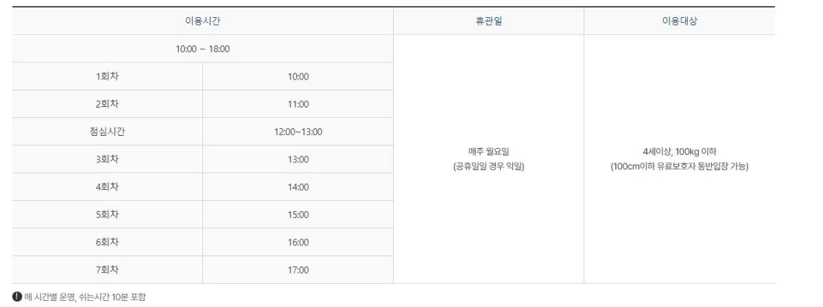 네트어드벤처 운영시간