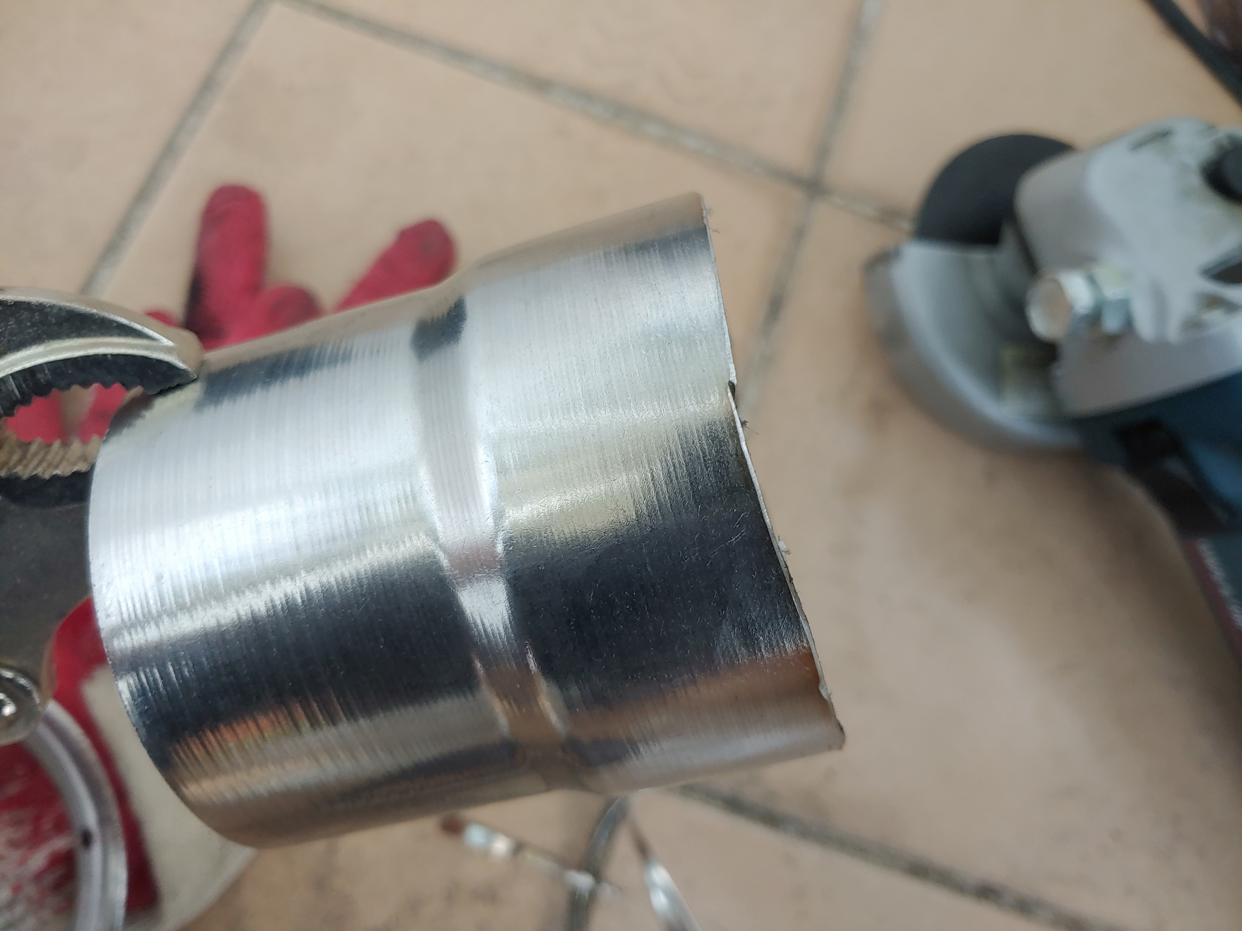 레듀샤 연통 커팅