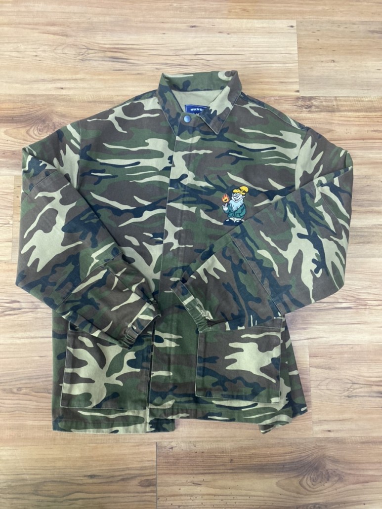 위캔더스 WKNDRS 카모플라쥬자켓 카모자켓 밀리터리자켓