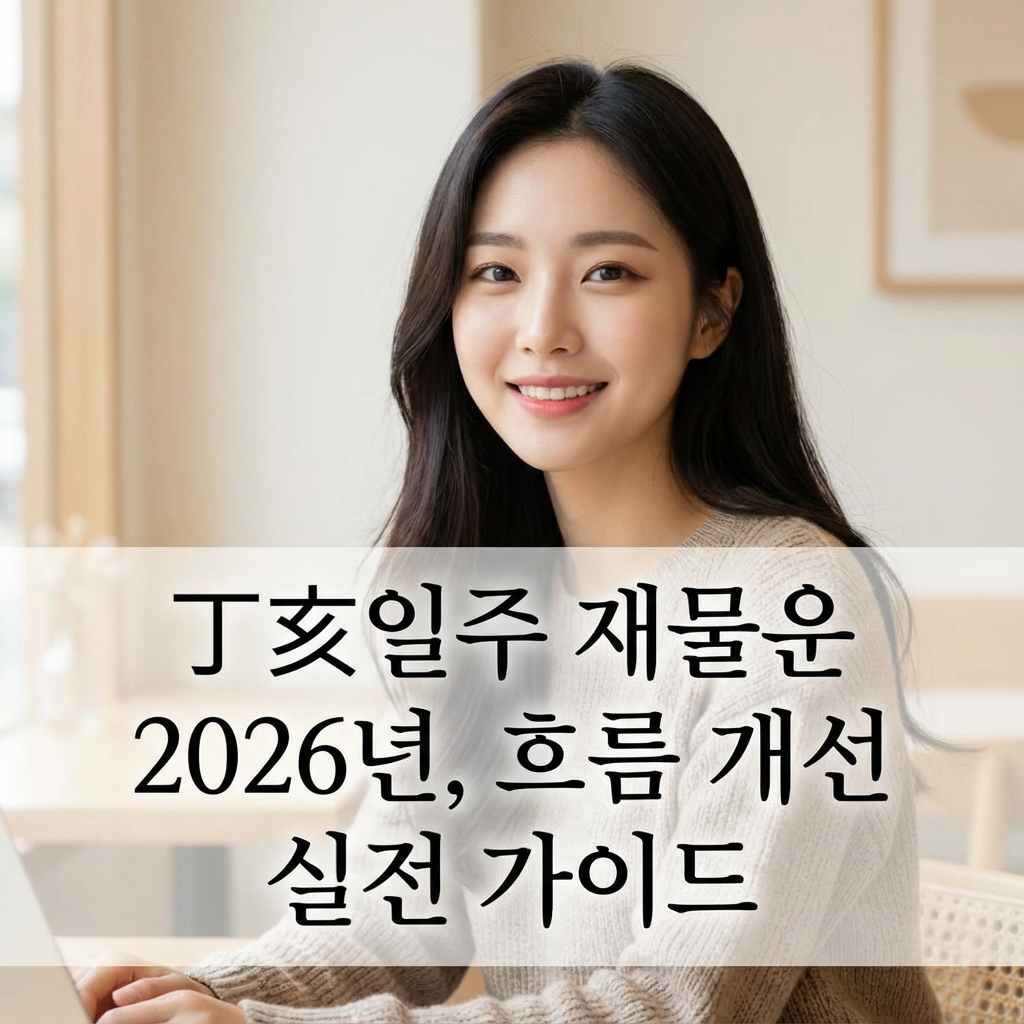 丁亥일주 재물운 2026년 ｜ 흐름 개선 실전 가이드