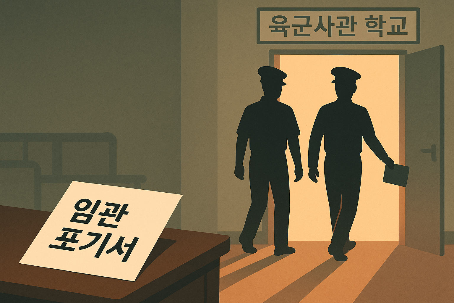 육군사관학교, 임관포기,국가안보위기,
