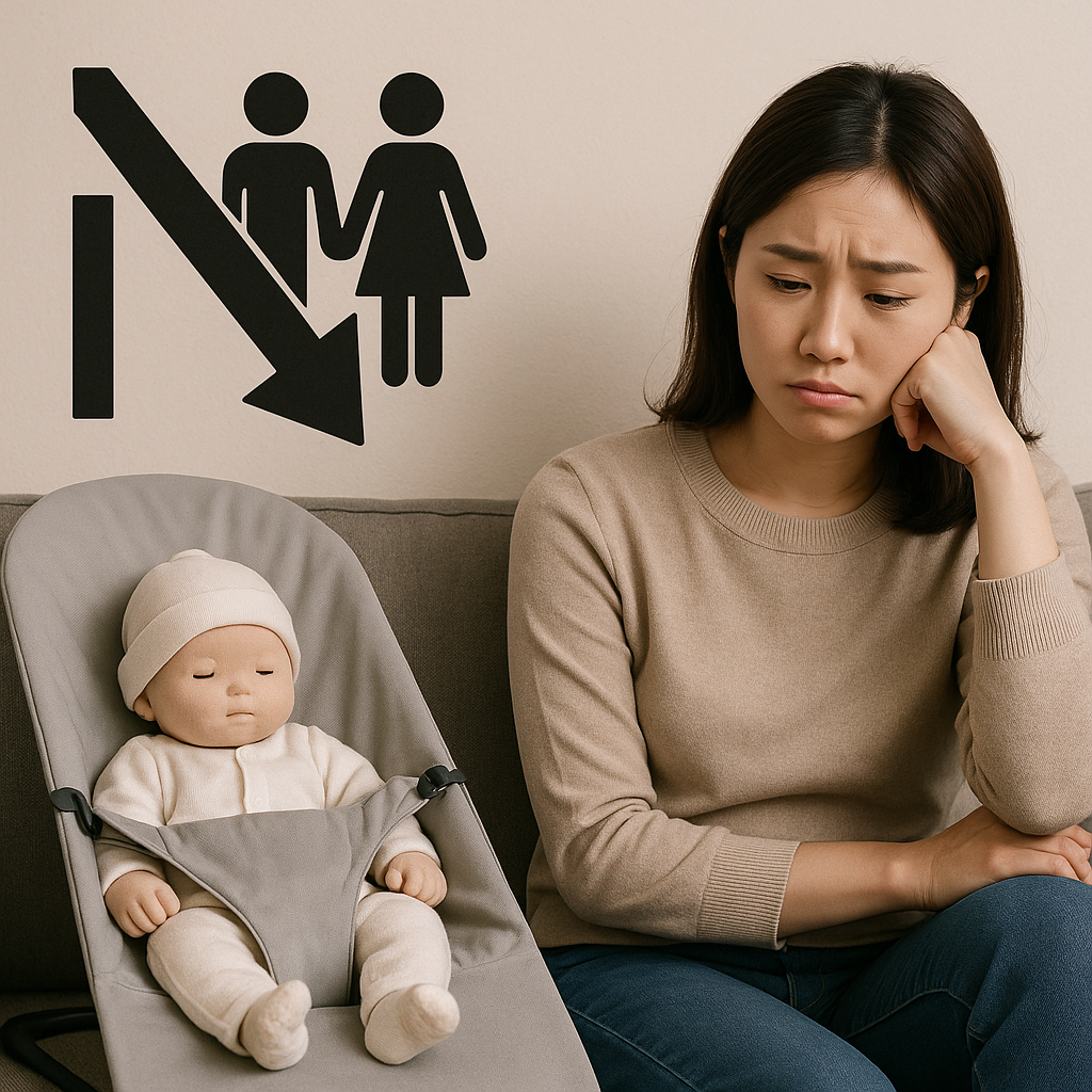 출산 저하 관련 사진