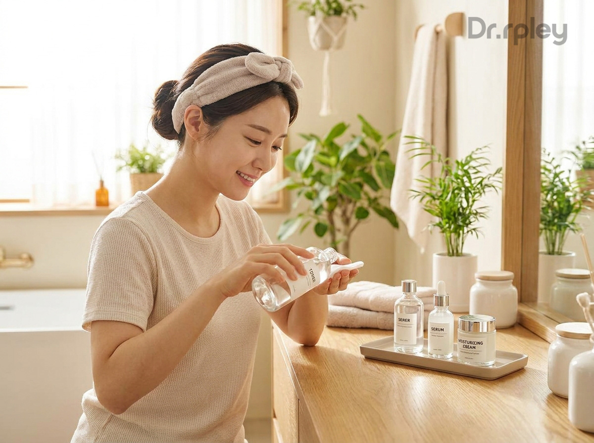 닥터리플리 미백 세럼 스킨케어 순서