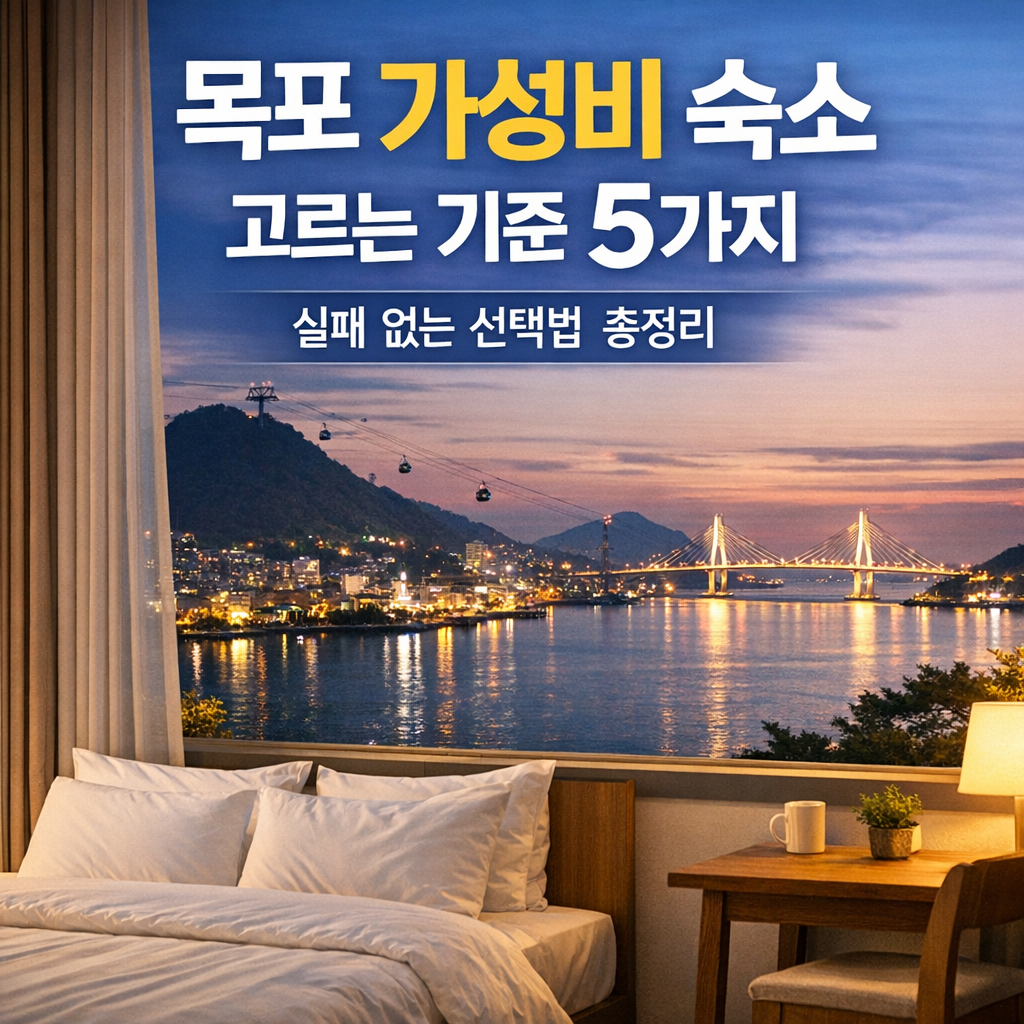 목포 가성비 숙소 단체 이용 가능한 넓은 주방 공간