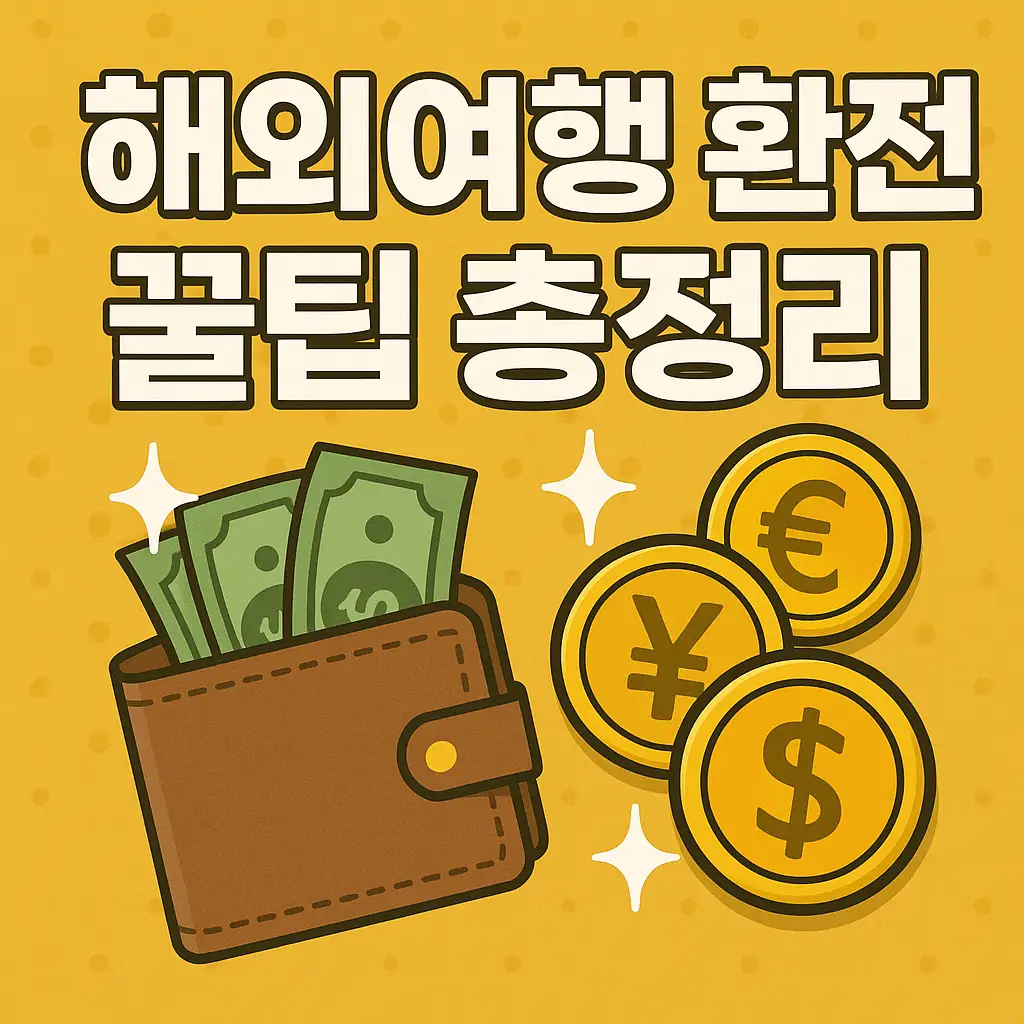 환전할 때 지폐 단위 선택 팁 💵🧾