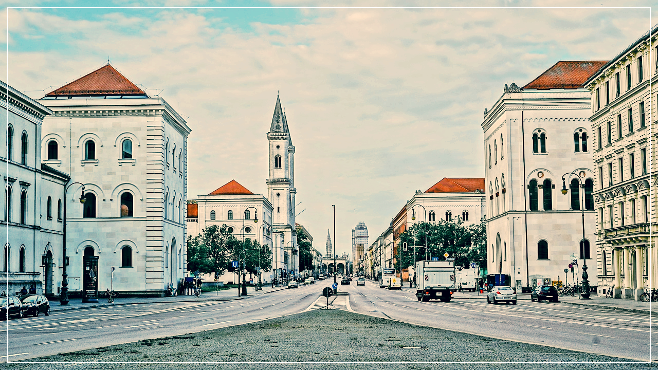 뮌헨의 동화같은 건물들