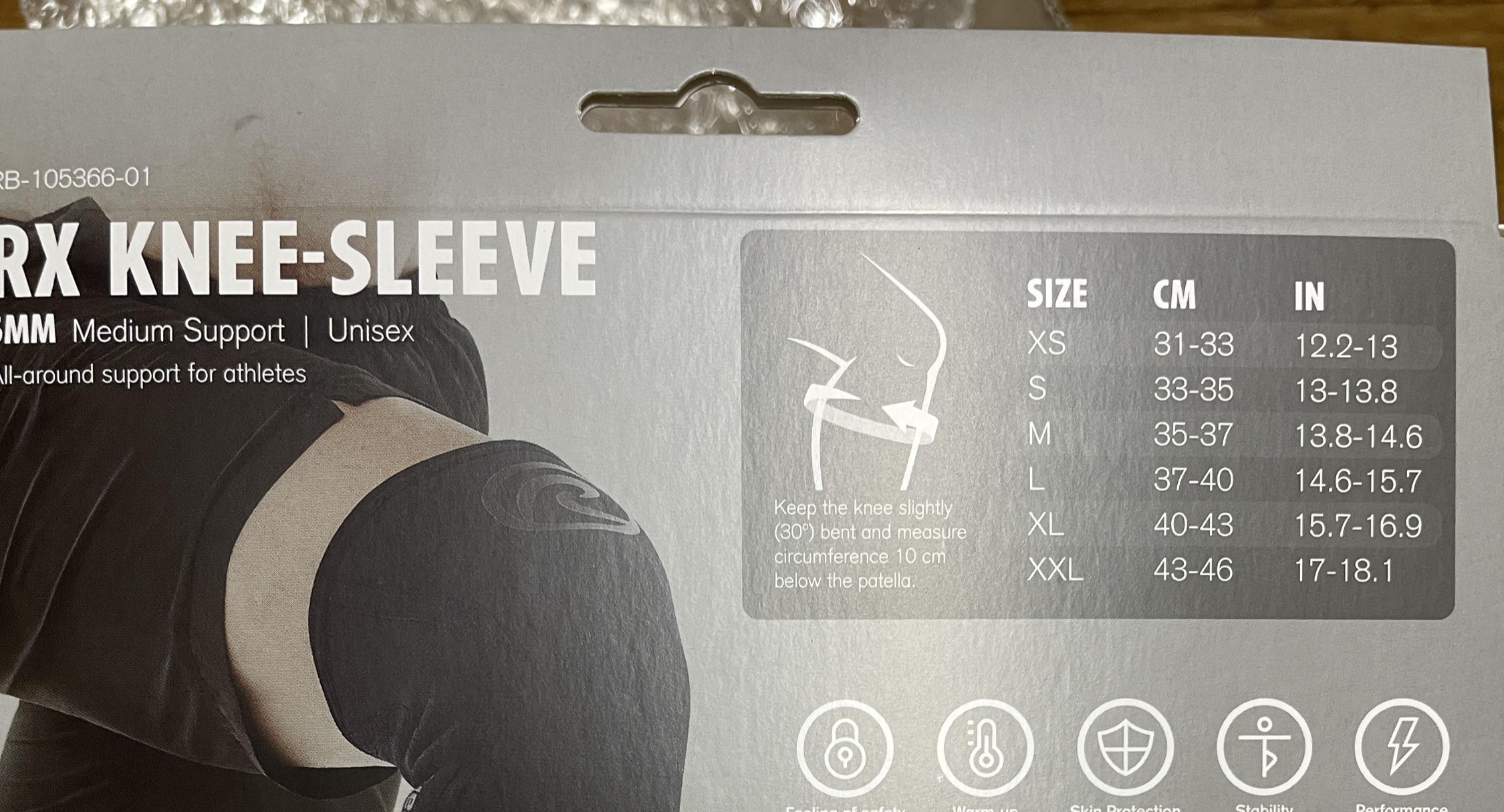 리밴드 무릎보호대 사이즈