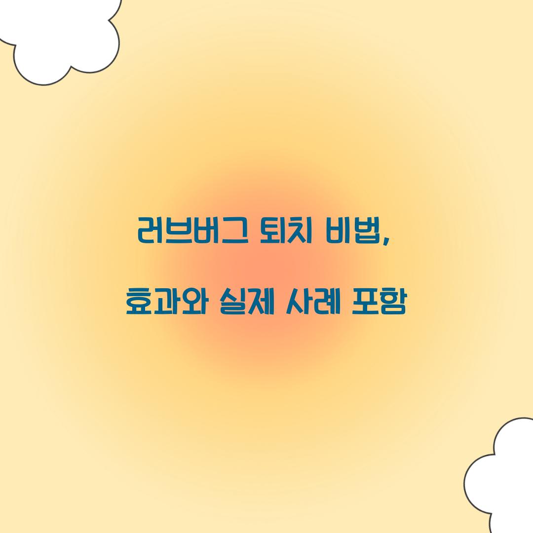 러브버그 퇴치