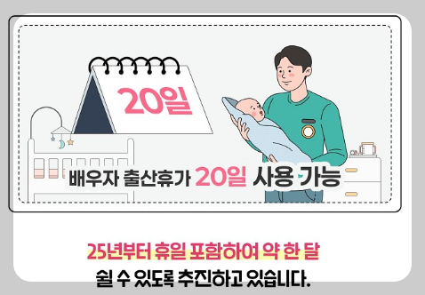 배우자 출산휴가 신청하기