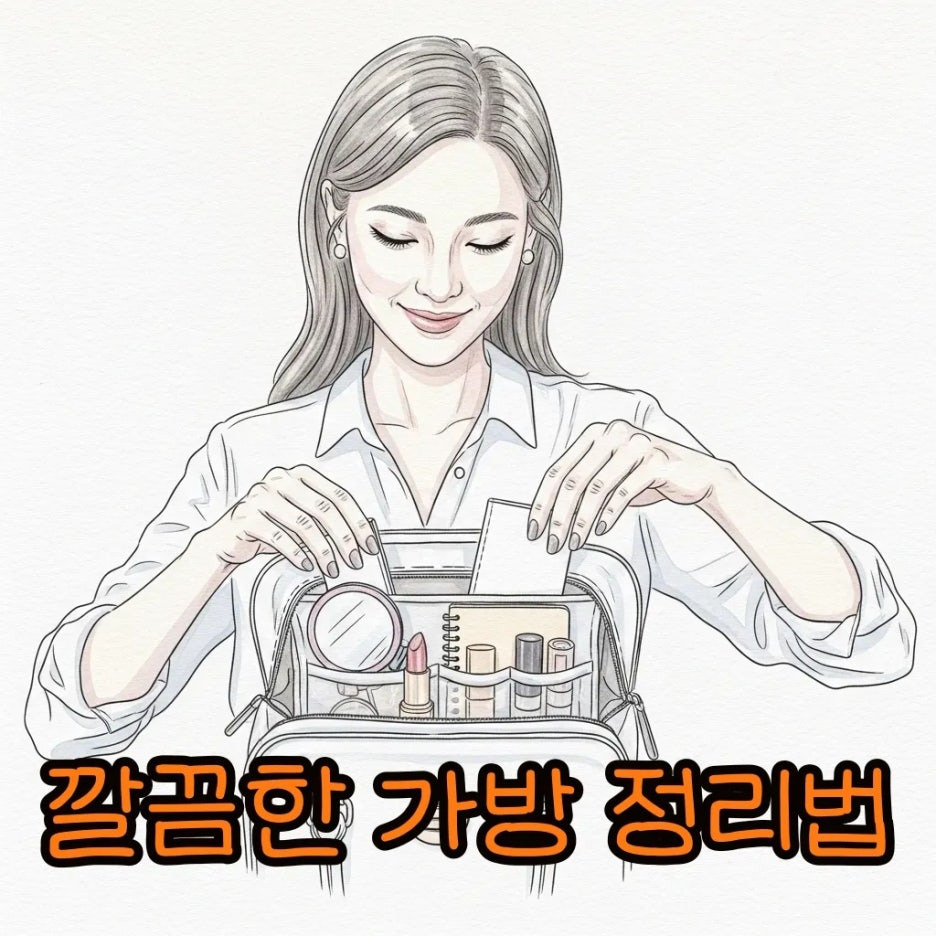 가방 속 깔끔한 정리, 쉬워져요.