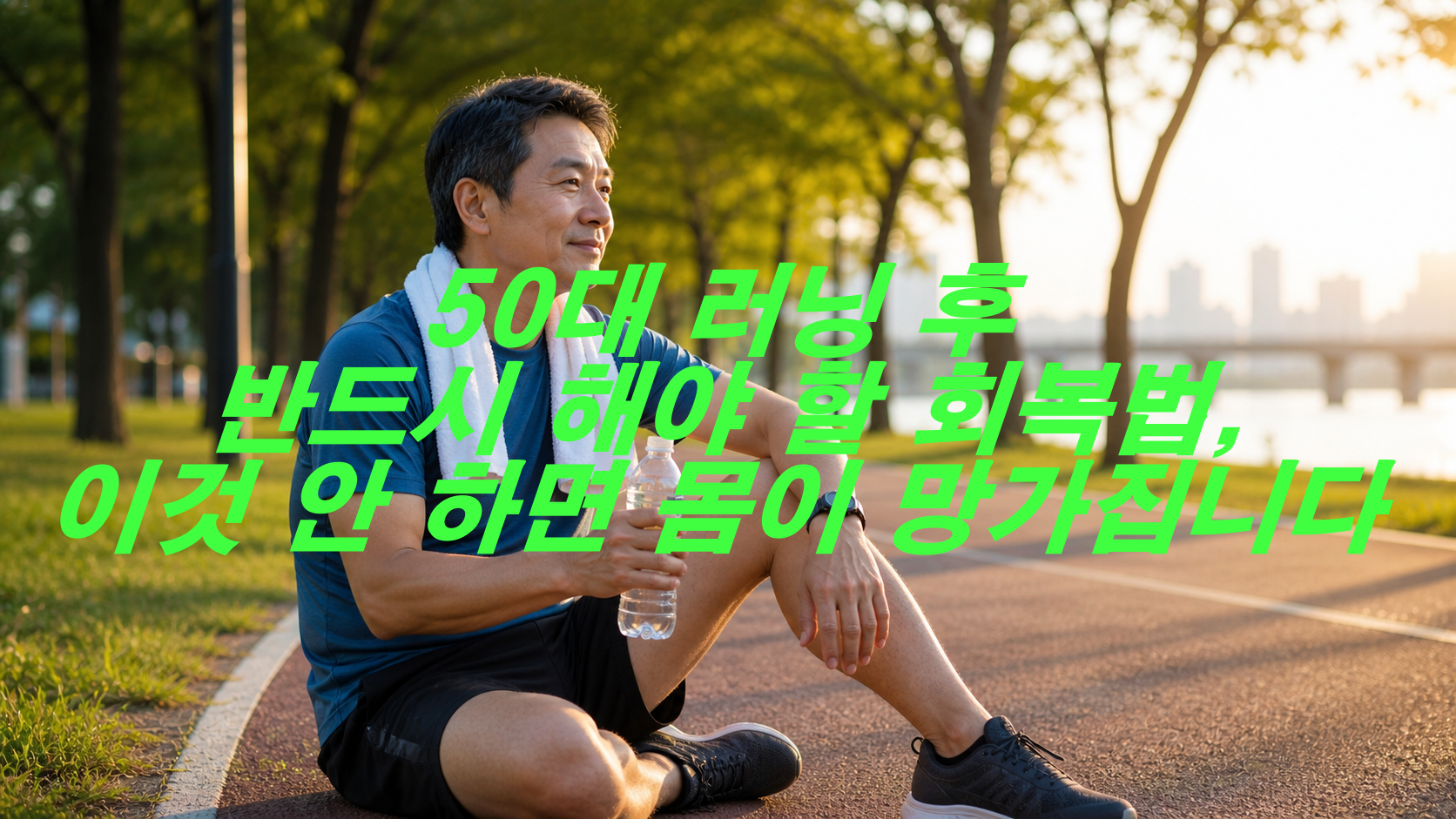 50대 러닝 후 반드시 해야 할 회복법, 이것 안 하면 몸이 망가집니다.