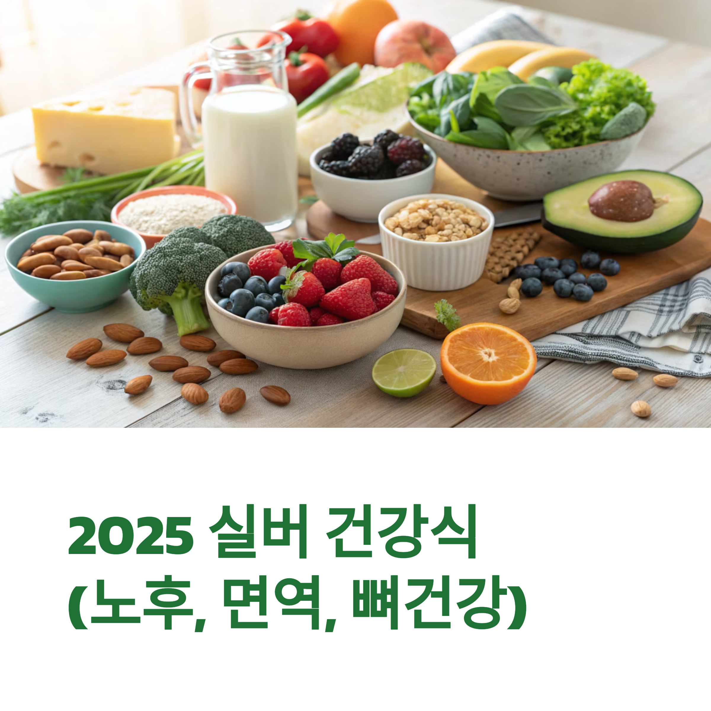 2025 실버 건강식