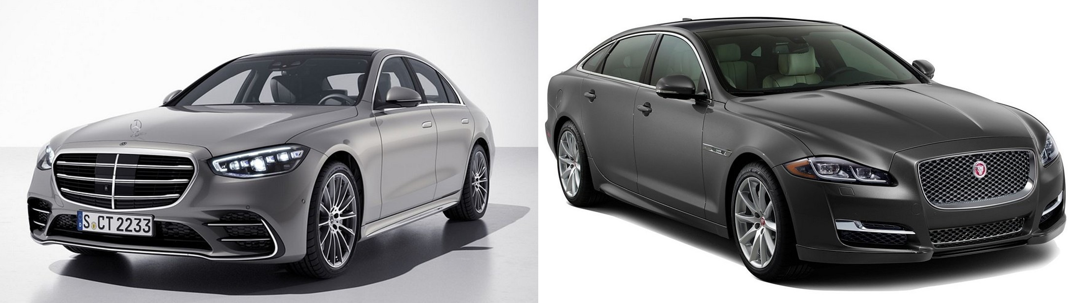 벤츠 S350d, 재규어 XJ