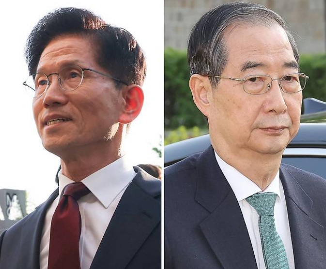 김문수 한덕수 회동 단일화