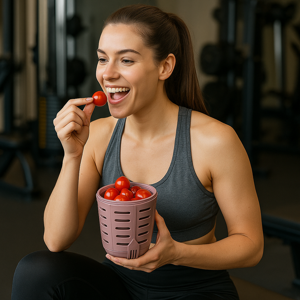 니프리 다이어트 1단 도시락 런치팟 포크 세트 – 간편함과 휴대성을 한 번에