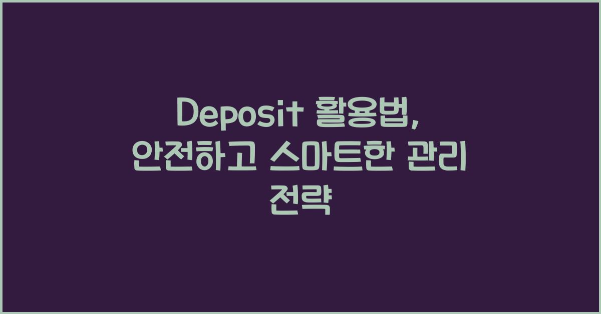 deposit