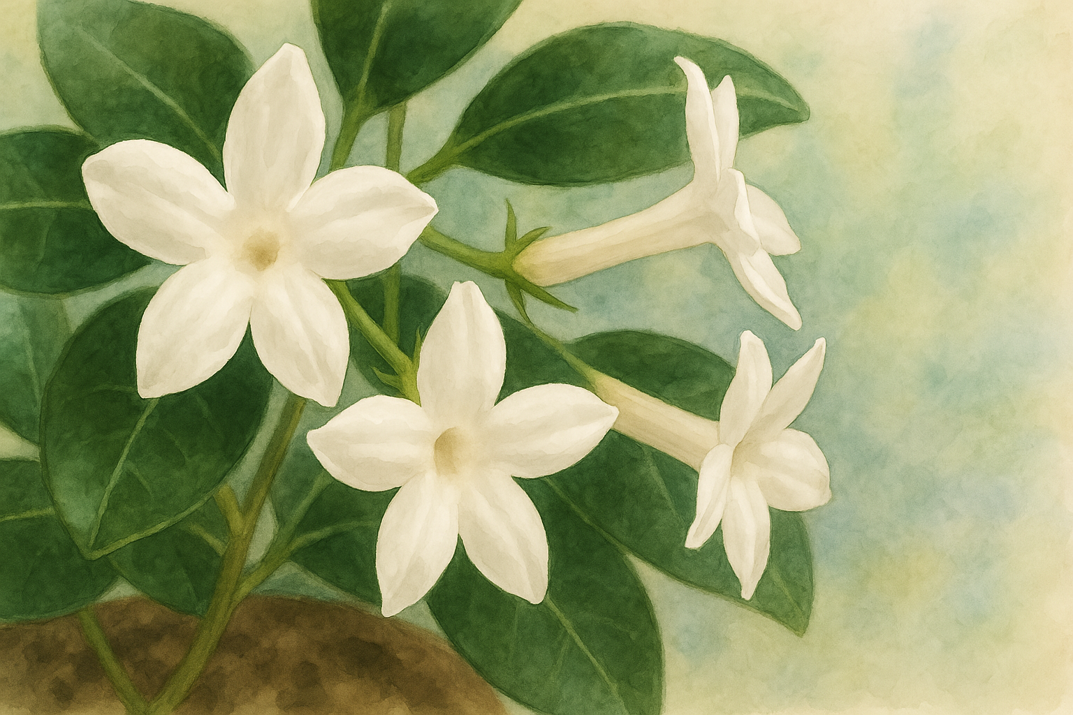 마다가스카르자스민 꽃