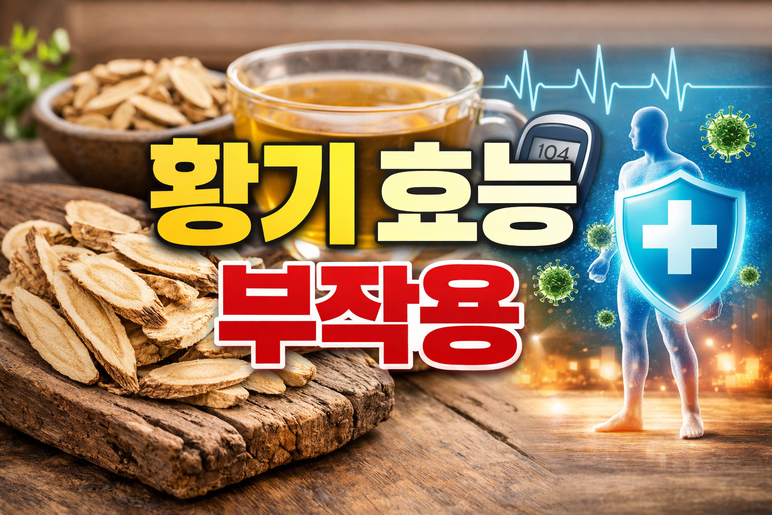 황기 효능 부작용