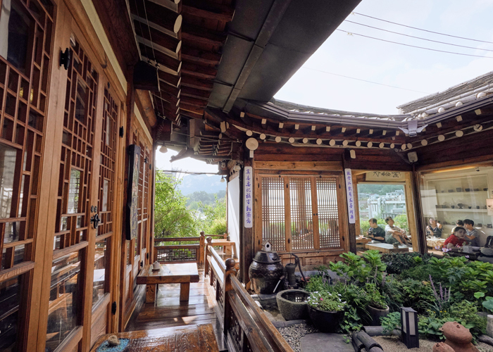 한옥마을 찻집