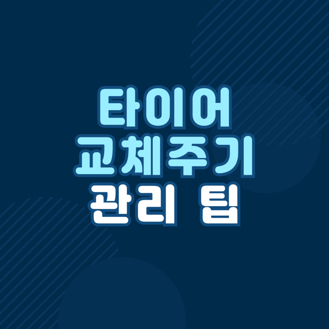 타이어 교체 주기