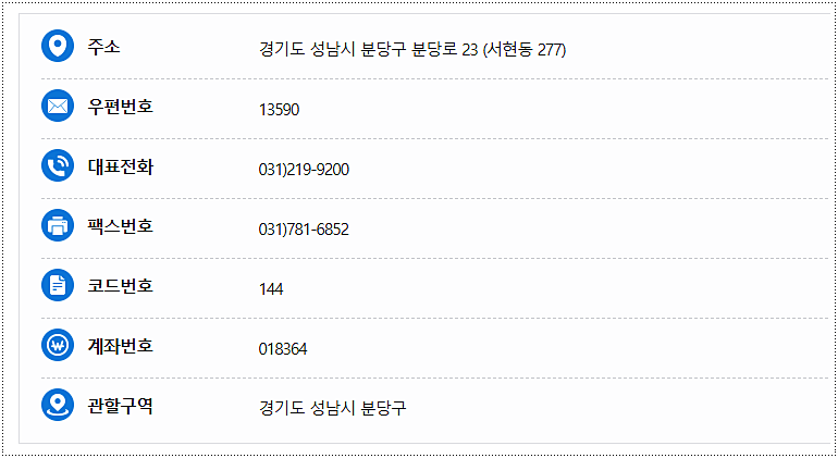 민원실 전화번호