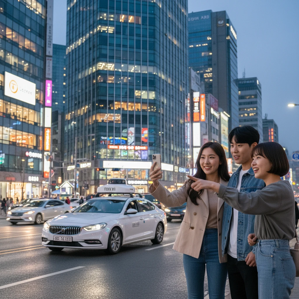 카카오 T 자율주행 택시 호출 방법과..