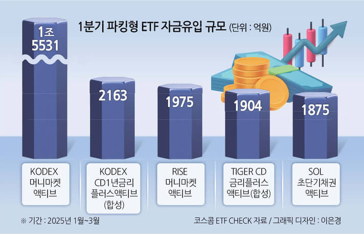 파킹형ETF 자금유입 규모