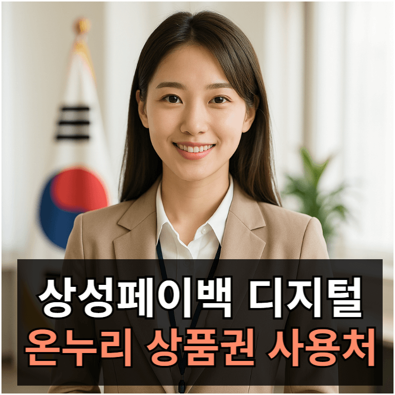 상생페이백 디지털 온누리상품권 사용처 완벽 정리