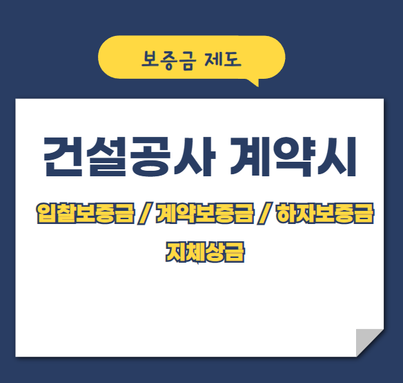 건설공사계약-보증금-지체상금-제도(입찰-계약-하자)