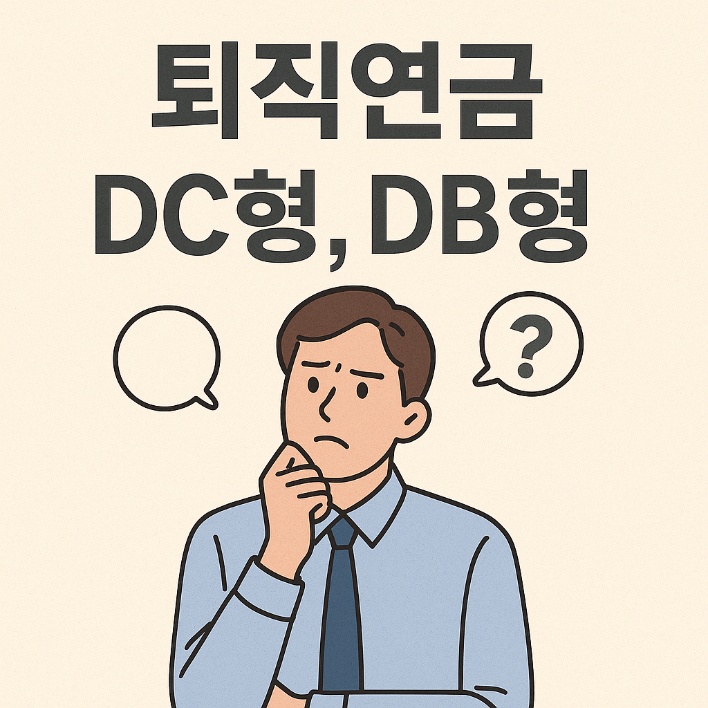 퇴직연금 DC형이 뭐야? DB형과의 차이 쉽게 정리｜직장인 필수 개념