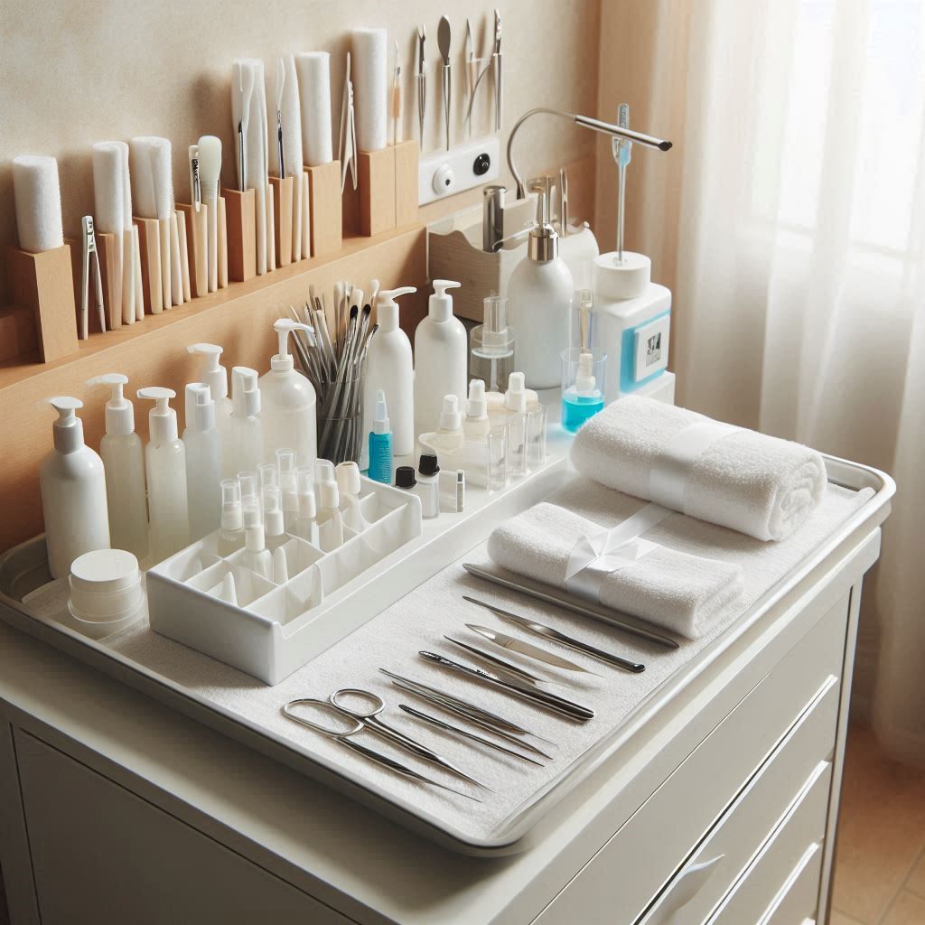 피부,체형관리 샵 배경