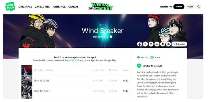 윈드브레이커 결말 공개와 향후 계획