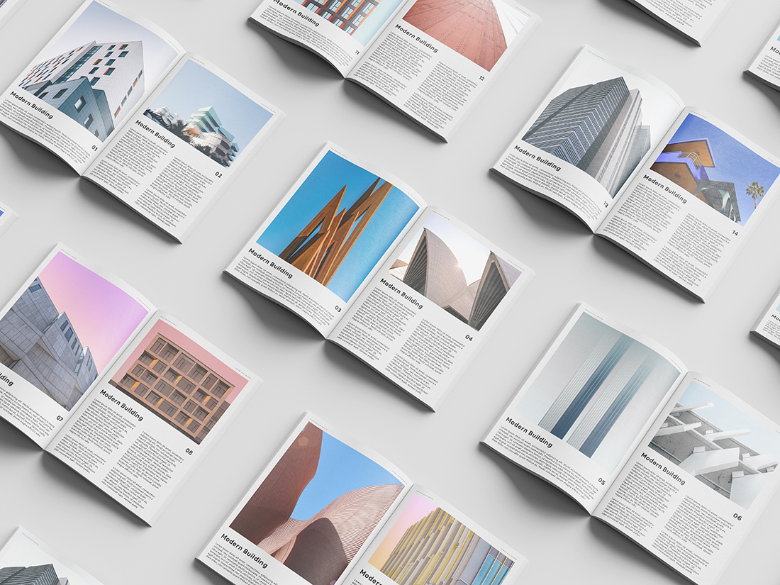 Magazine Set Mockup(매거진 세트 목업)