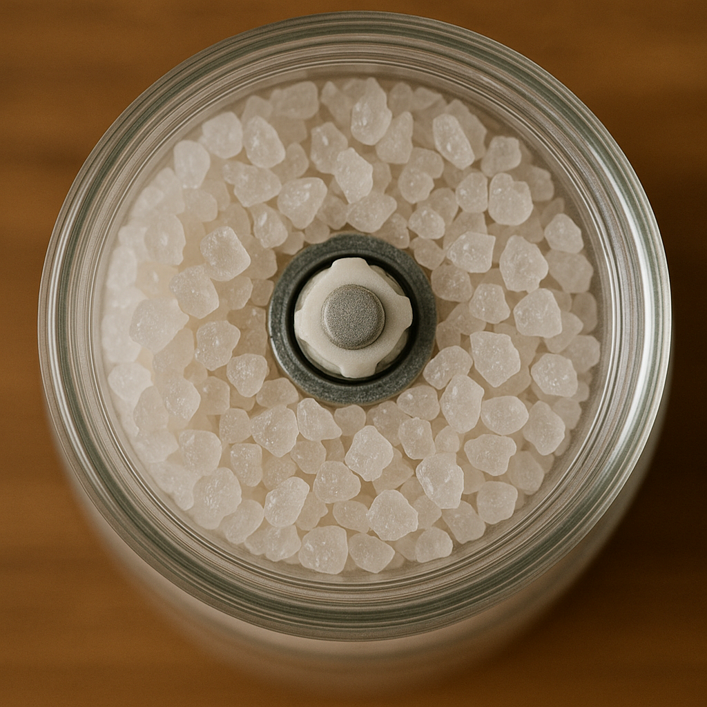 &lsquo;칼륨 소금(저나트륨 소금)&rsquo; vs 일반 소금