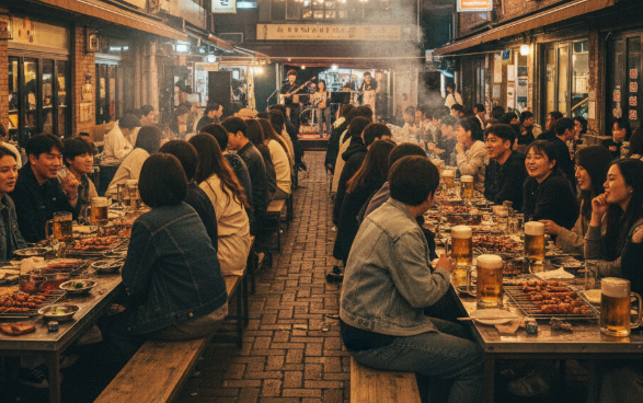 을지로 달맞이광장바베큐 &ndash; 야장 치맥 성지! 메뉴&middot;웨이팅&middot;예약 총정리 관련이미지
