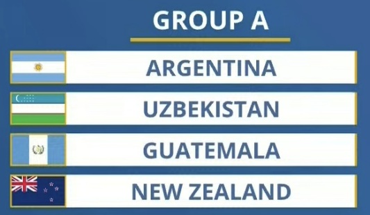 2023 U20 월드컵 조추첨 결과 A조