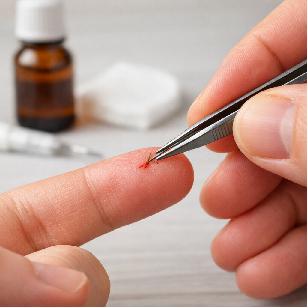 손에 가시 빼는 법 통증 줄이고 안전하게 제거하는 방법