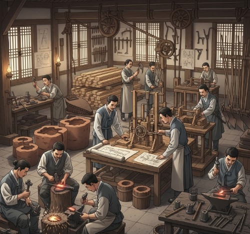 조선시대 근대식 농기구나 기타 기계류를 제작