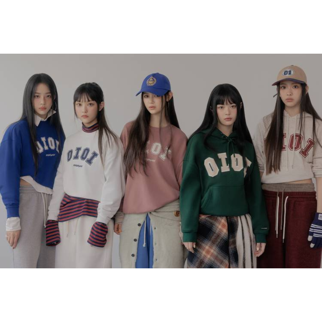 오아이오아이-뉴진스-겨울-패딩-재킷-니트-패션