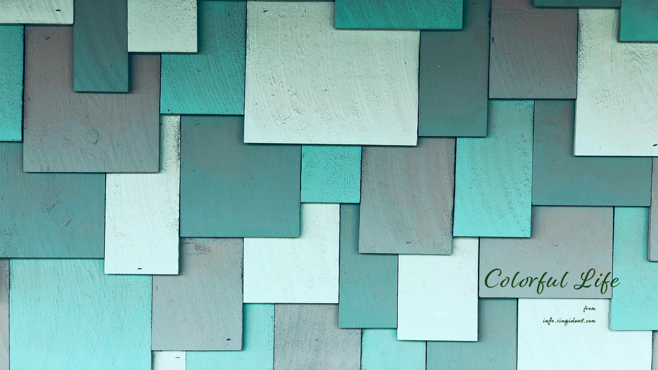 03 녹색 나무 판재 C - Colorful Life 초록색배경화면