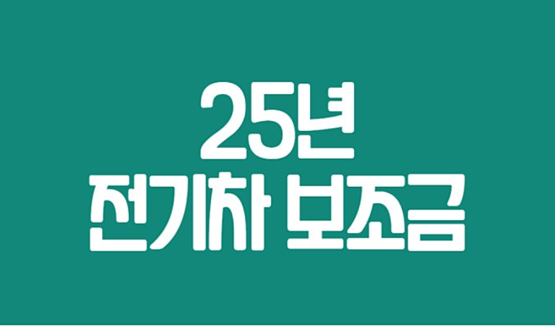 전기차 보조금