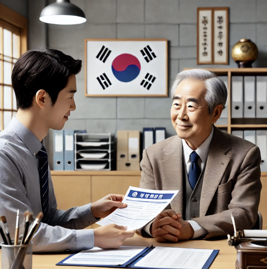 노령연금에 대해 상담