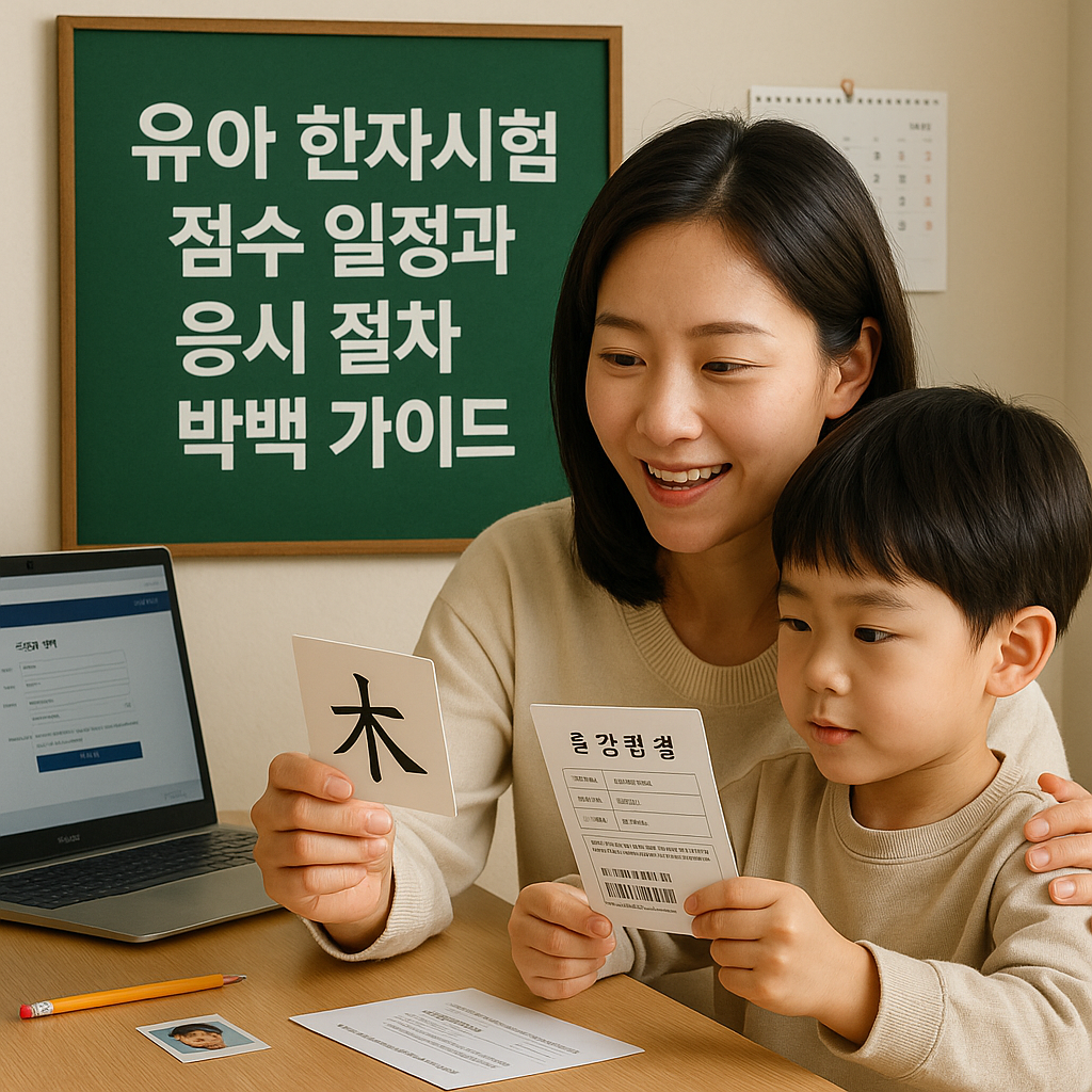 유아 한자시험 접수 일정과 응시 절차 완벽 가이드