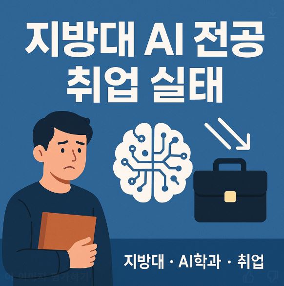 지방대 AI 전공 취업 실태 (지방대, AI학과, 취업)